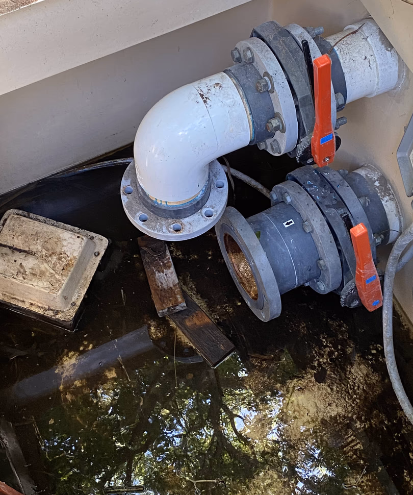 pump piping and valves