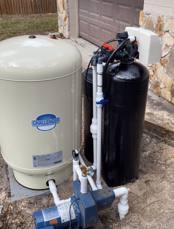 well pump and filtration system