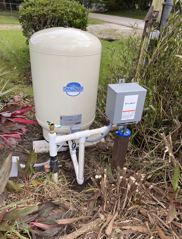 well pressure tank